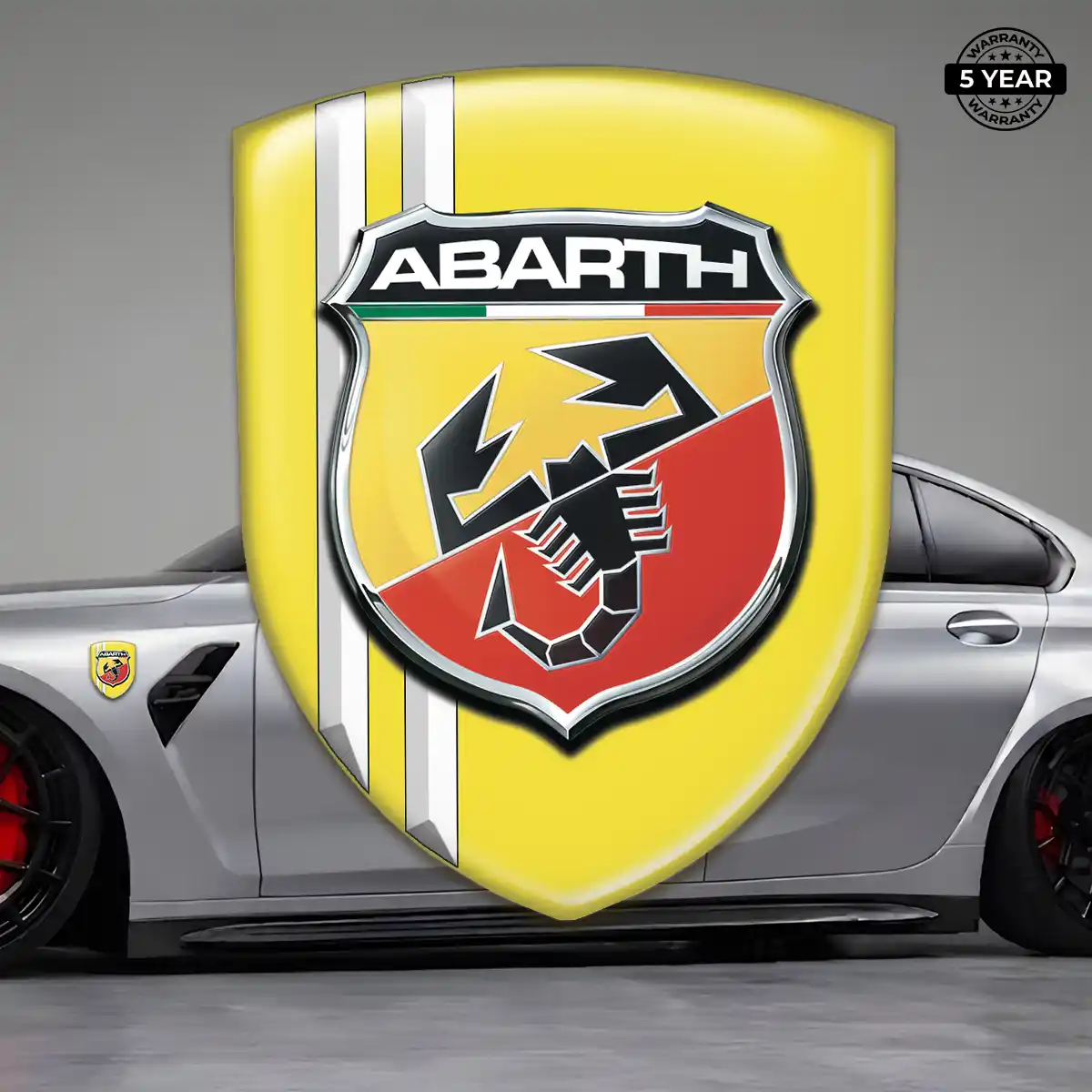 Abarth Emblem Badge Logo Opulent Line
