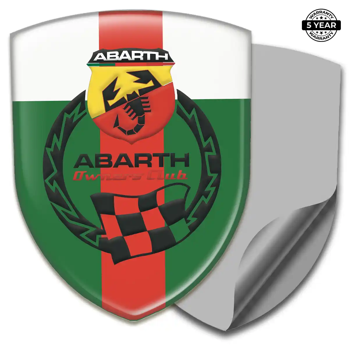 Abarth Emblem Badge Logo Outer Style