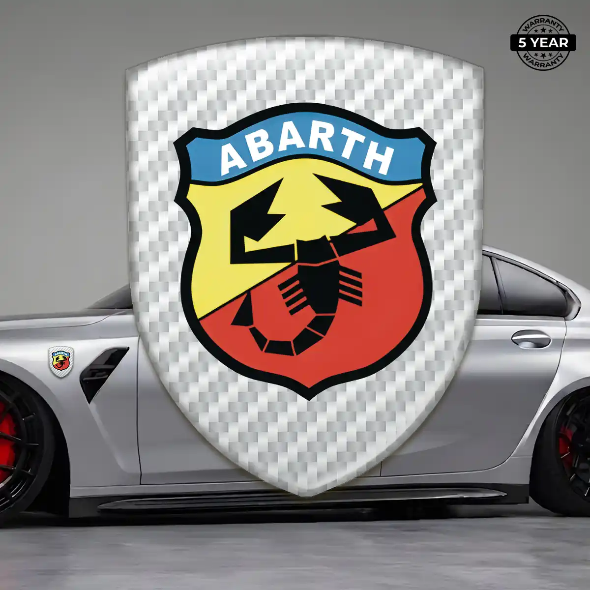 Abarth Emblem Badge Logo Performance Style