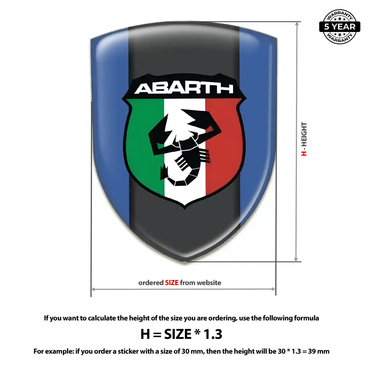 Abarth Emblem Badge Logo Refined Design