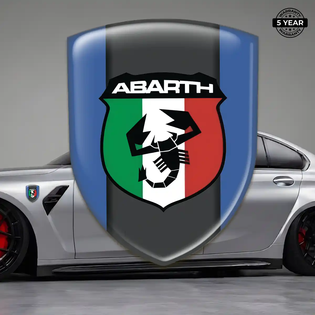 Abarth Emblem Badge Logo Refined Design