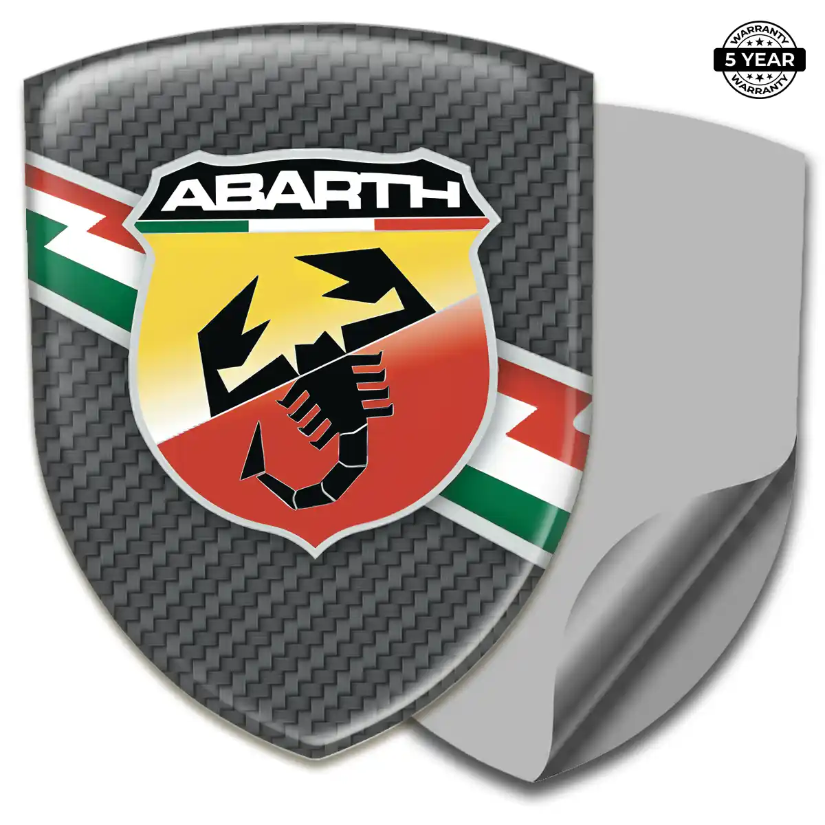 Abarth Emblem Badge Logo Resin Luxe