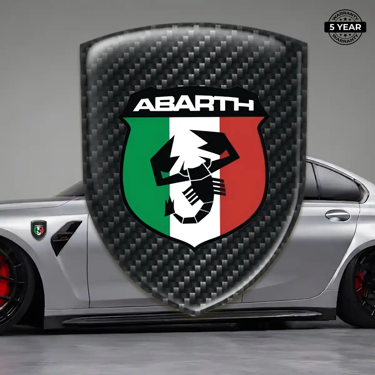 Abarth Emblem Badge Logo Sleek Style