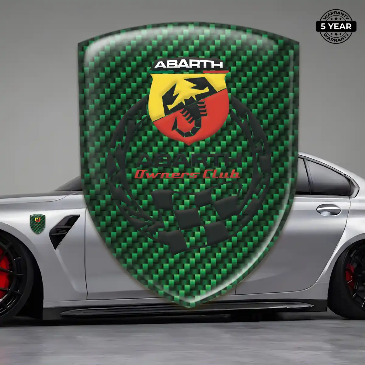 Abarth Emblem Badge Logo Superior Craft