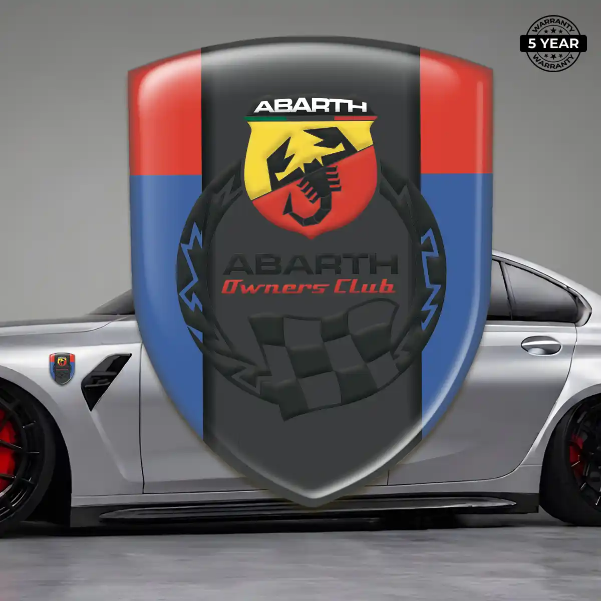 Abarth Emblem Badge Performance Style