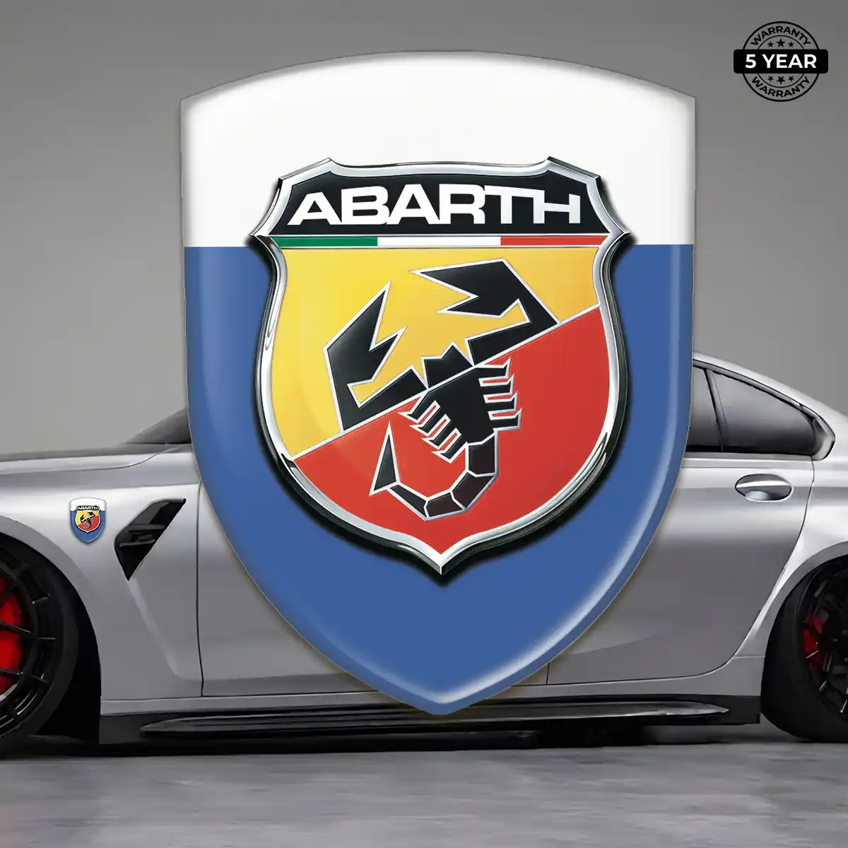 Abarth Emblem Badge Resin Luxe