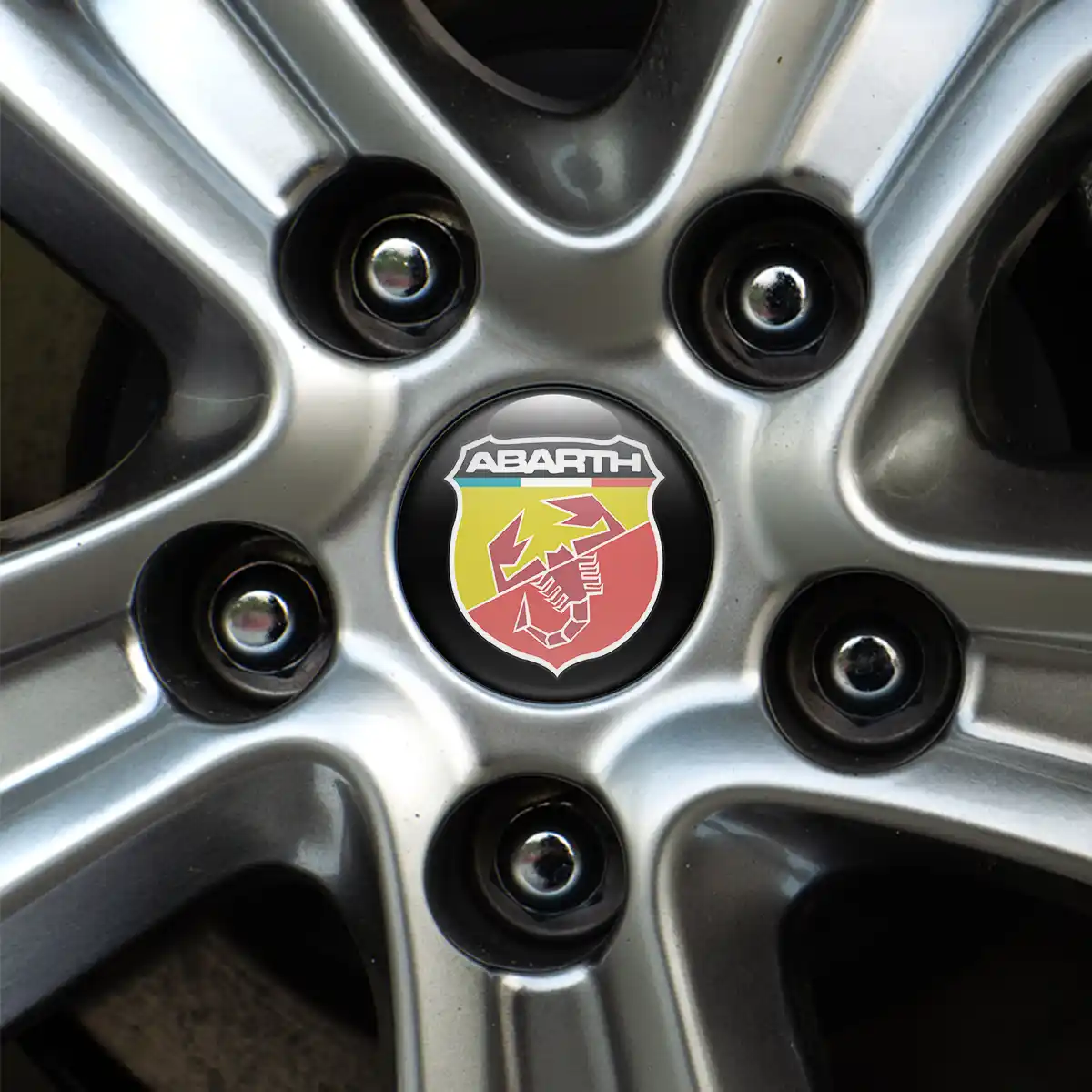 Abarth Emblem Badge Self-Adhesive Premium Edition