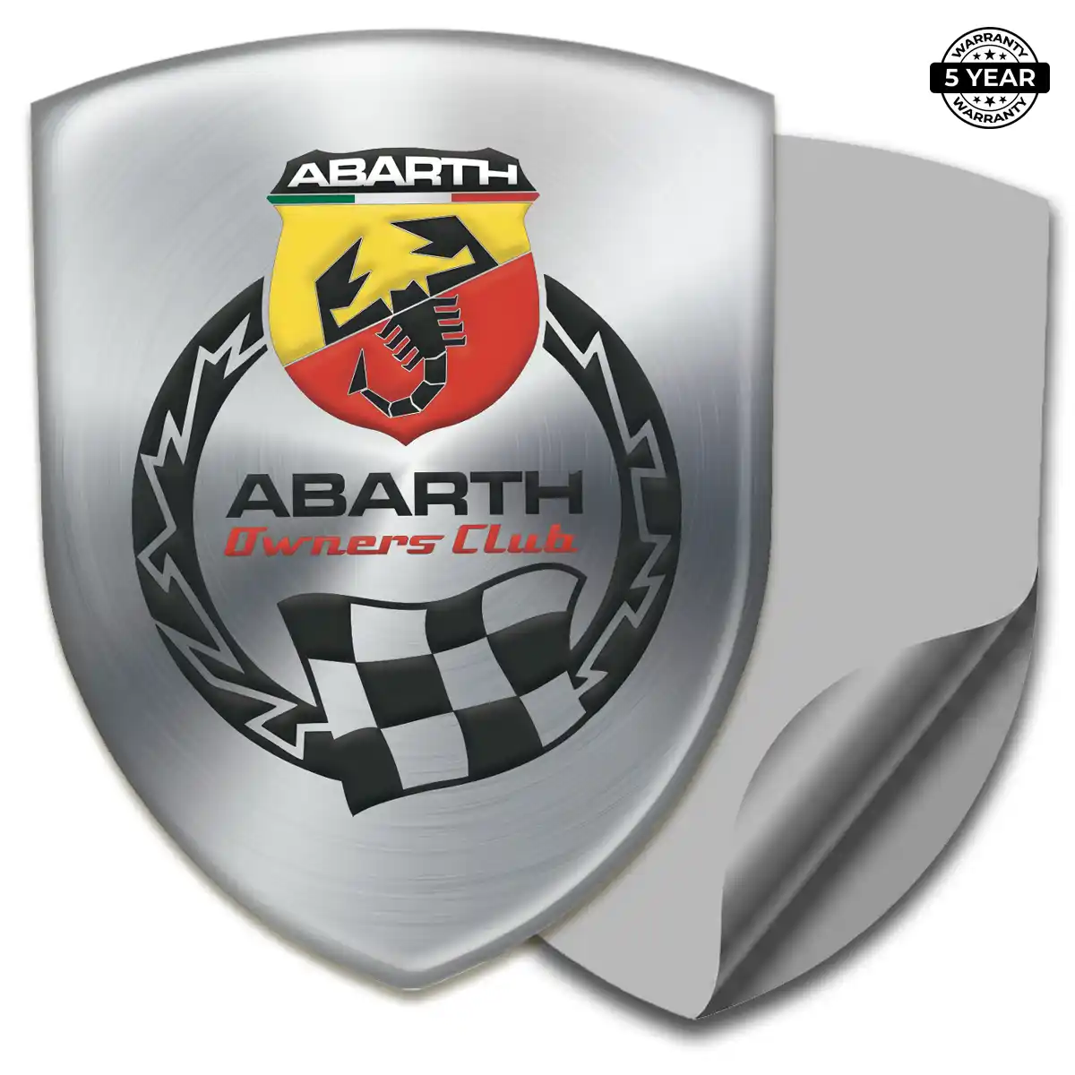 Abarth Emblem Badge Sleek Style