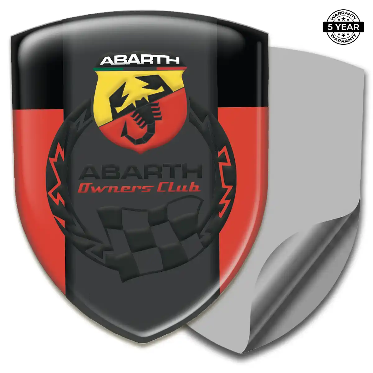 Abarth Emblem Badge Sport Tuning