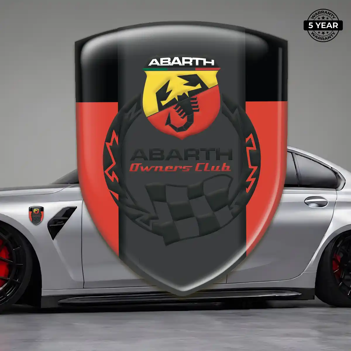 Abarth Emblem Badge Sport Tuning