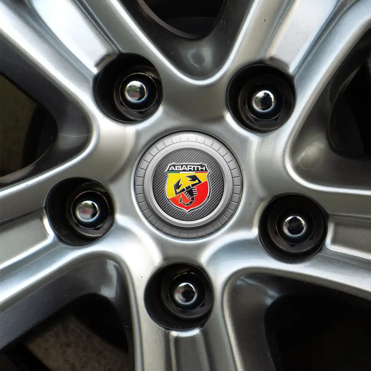 Abarth Emblem Center Hub Cap Self-Adhesive High Quality