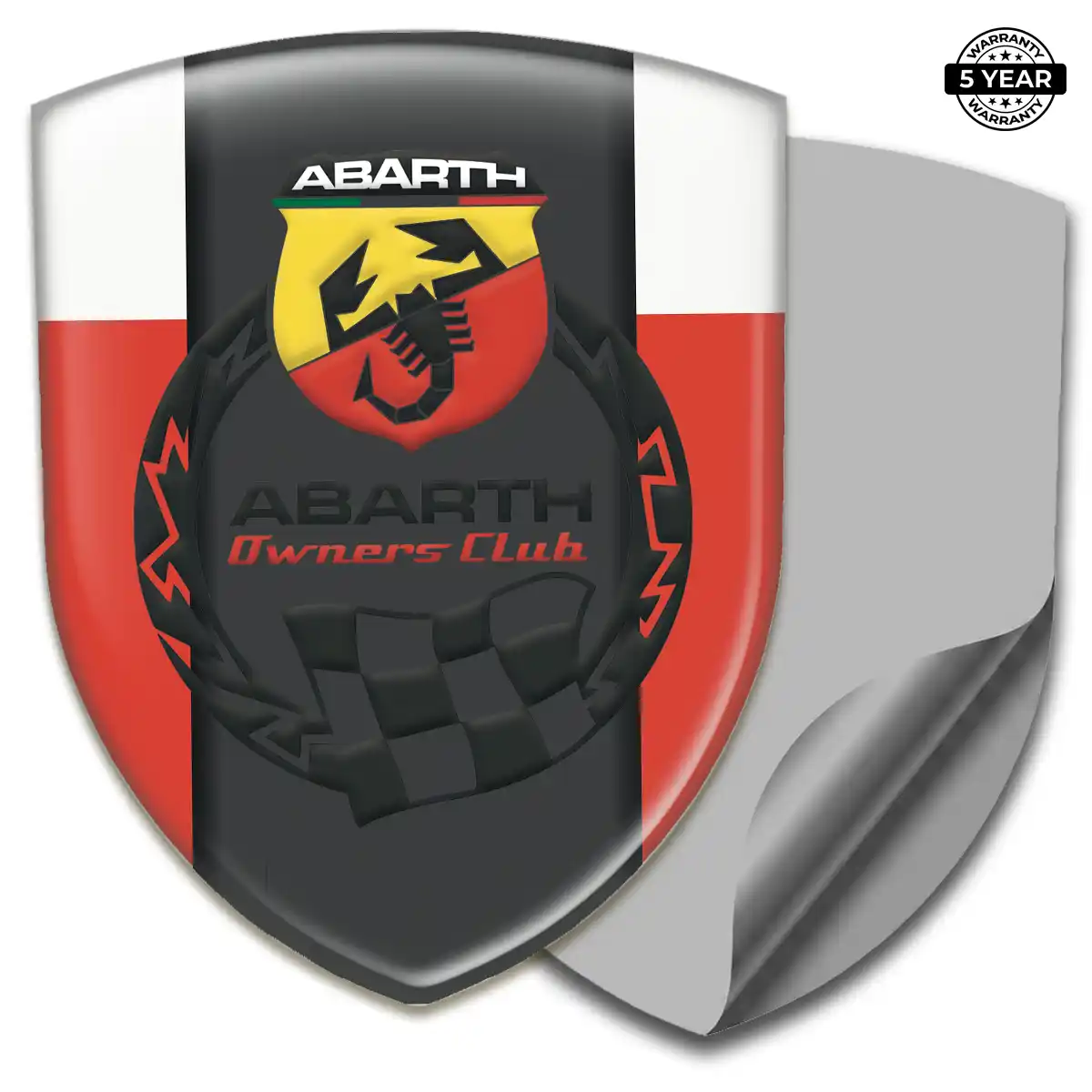 Abarth Emblem Crest Cabin Style