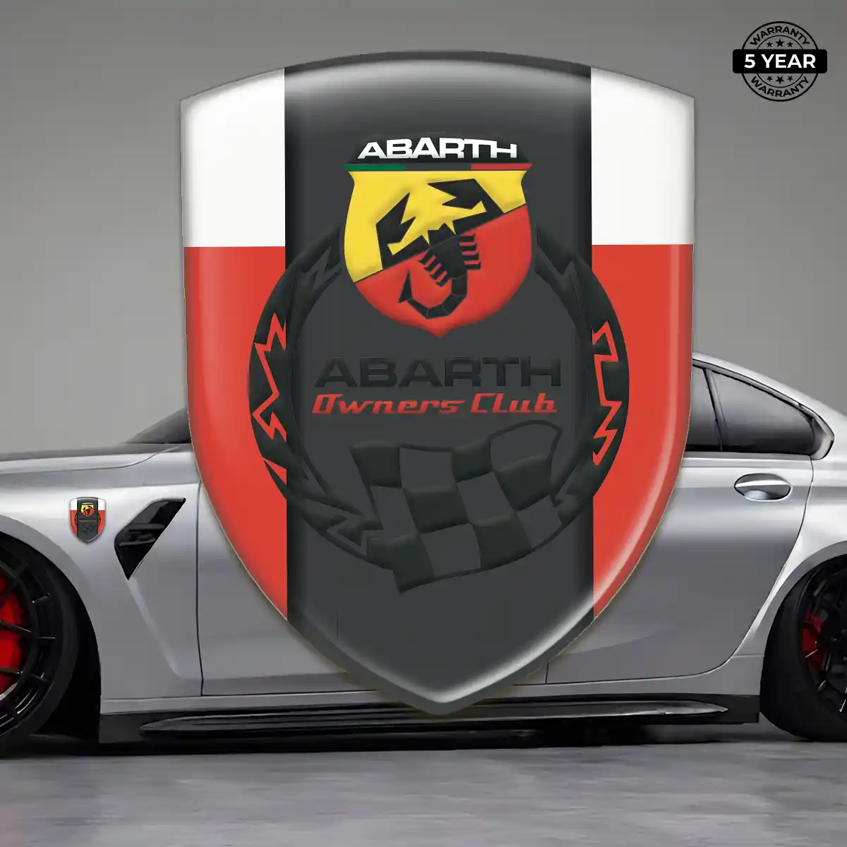 Abarth Emblem Crest Cabin Style