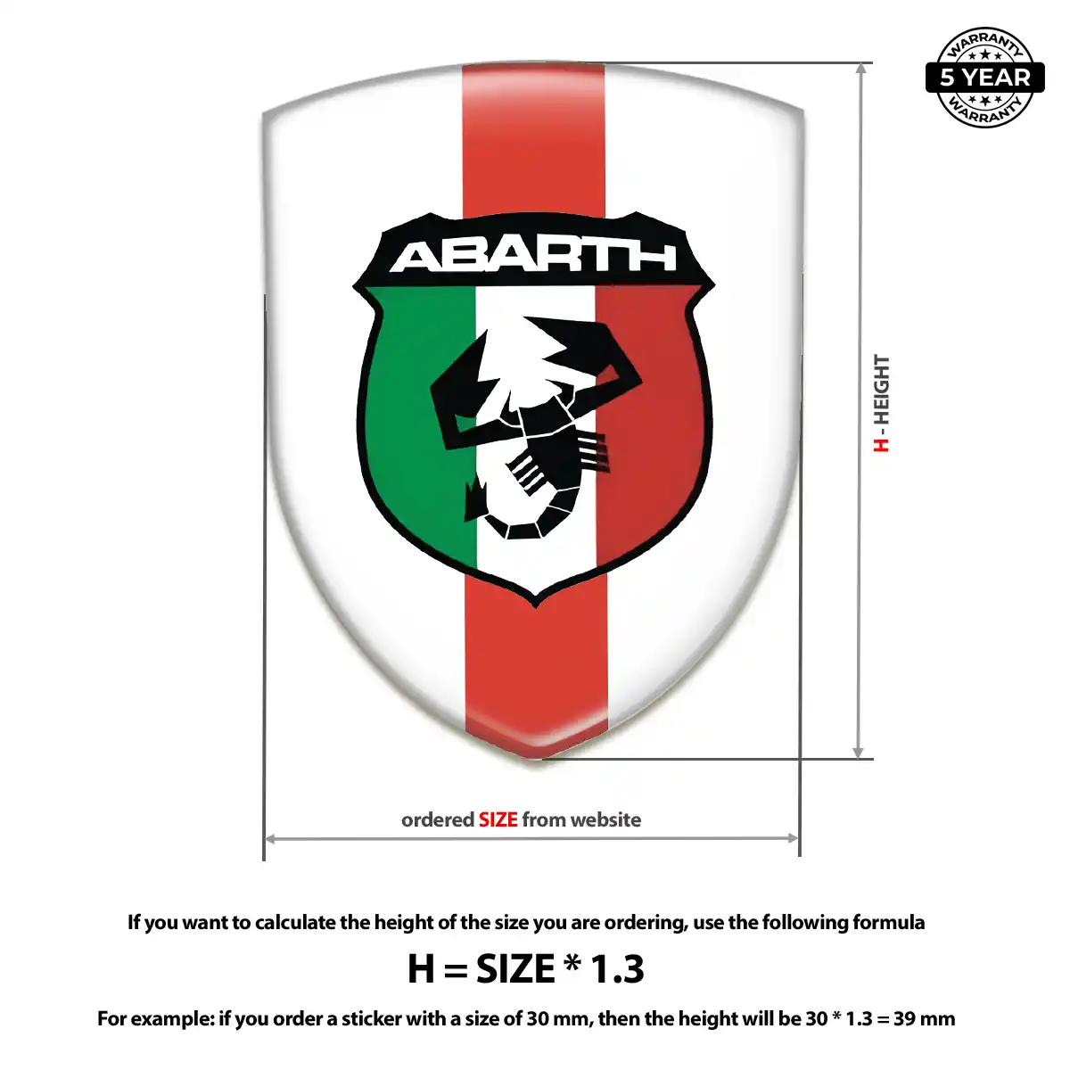 Abarth Emblem Crest Elite Edition