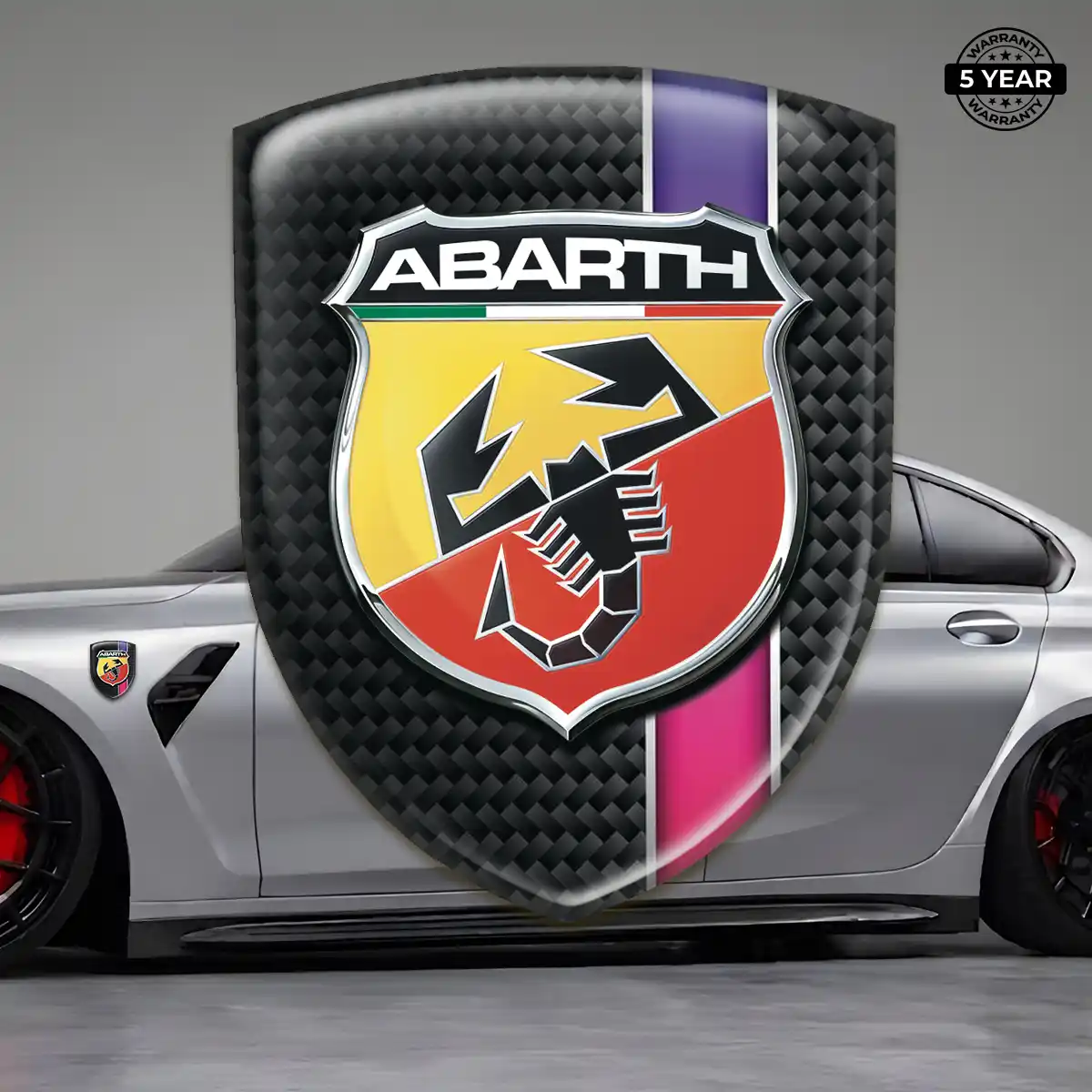 Abarth Emblem Crest Elite Finish