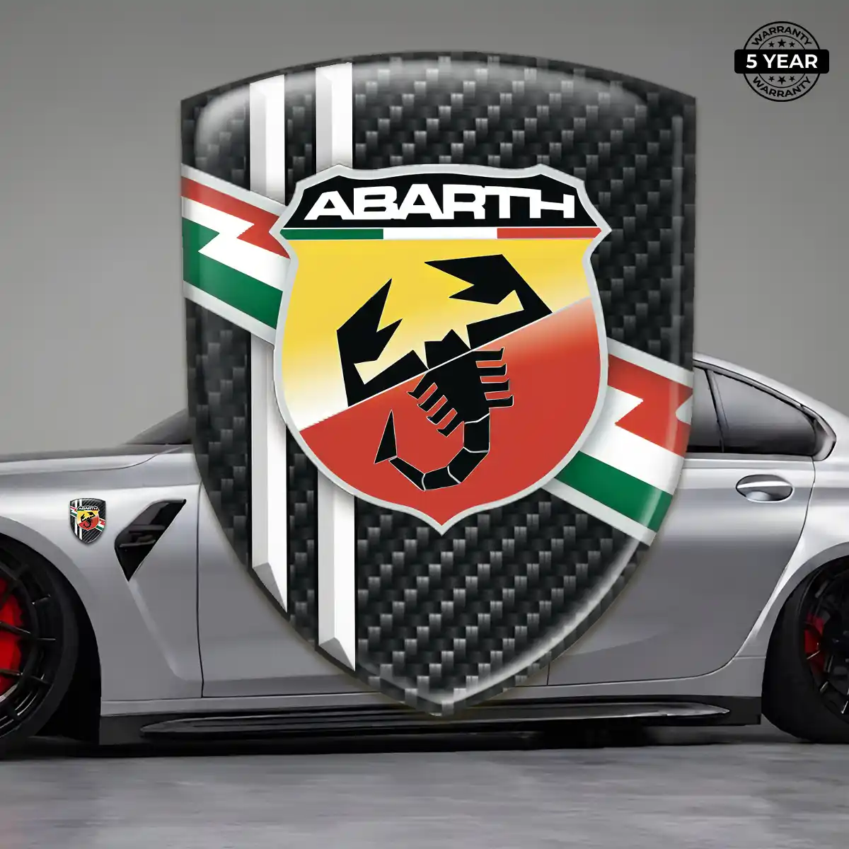 Abarth Emblem Crest Exterior Luxe