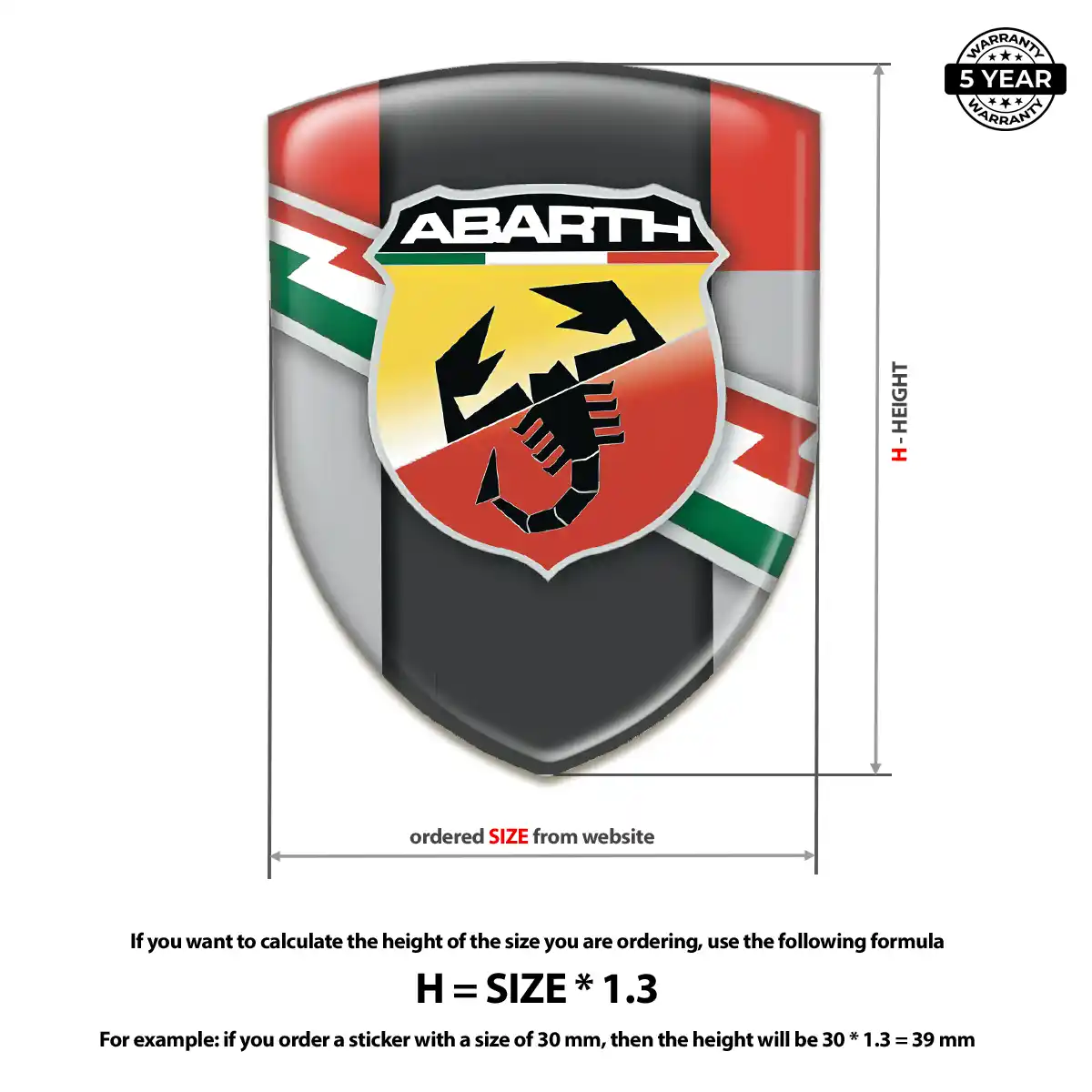 Abarth Emblem Crest Interior Elegance