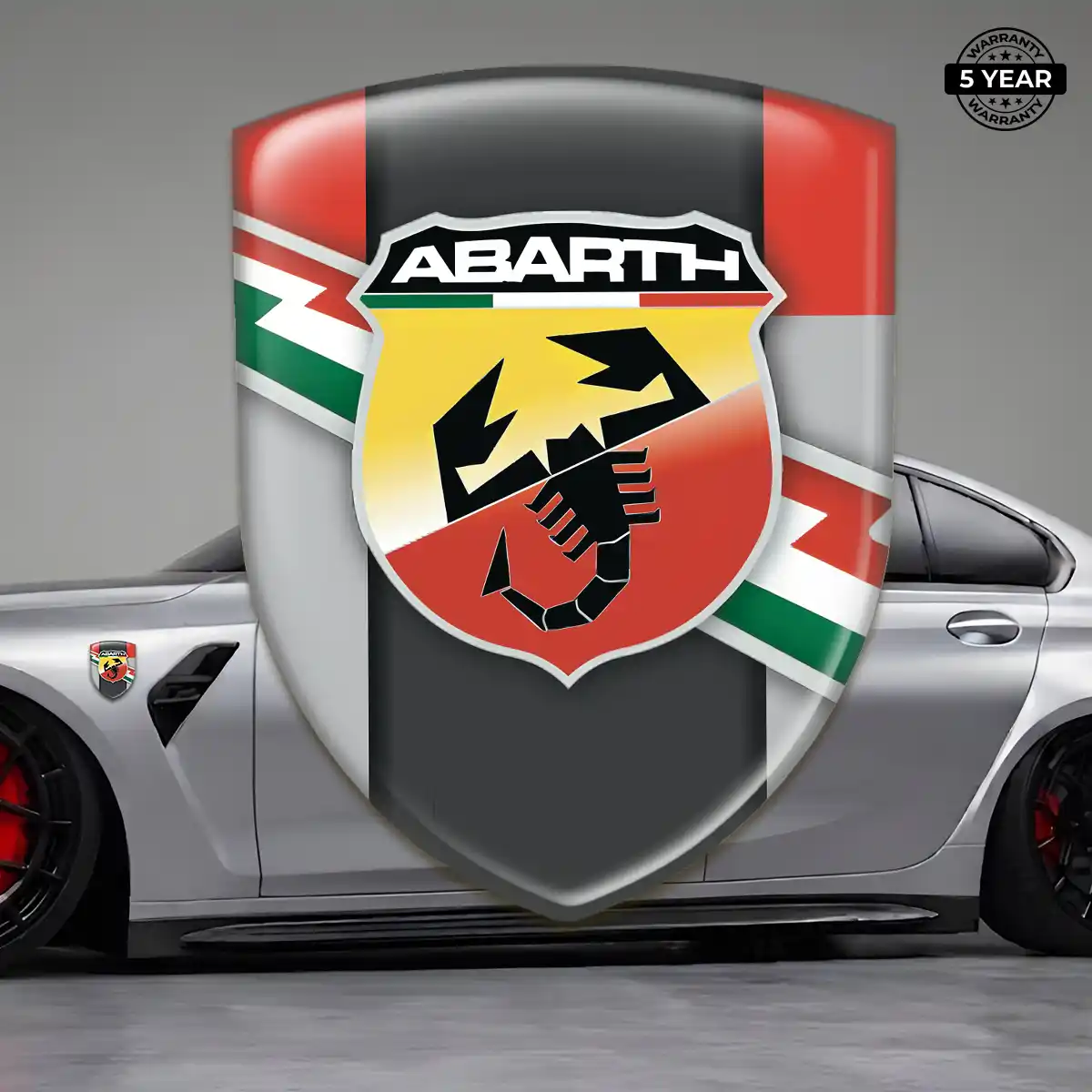 Abarth Emblem Crest Interior Elegance