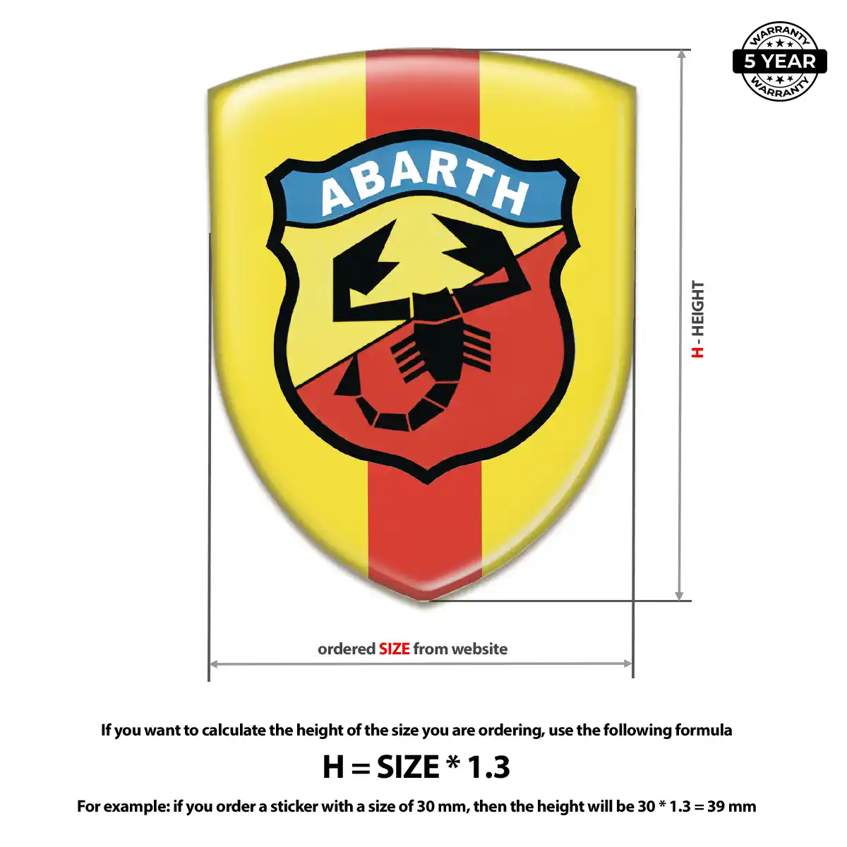 Abarth Emblem Crest Opulent Line