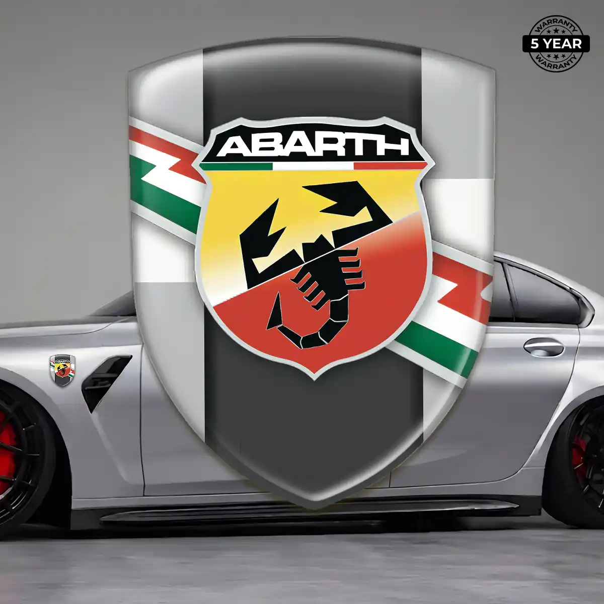 Abarth Emblem Crest Performance Style