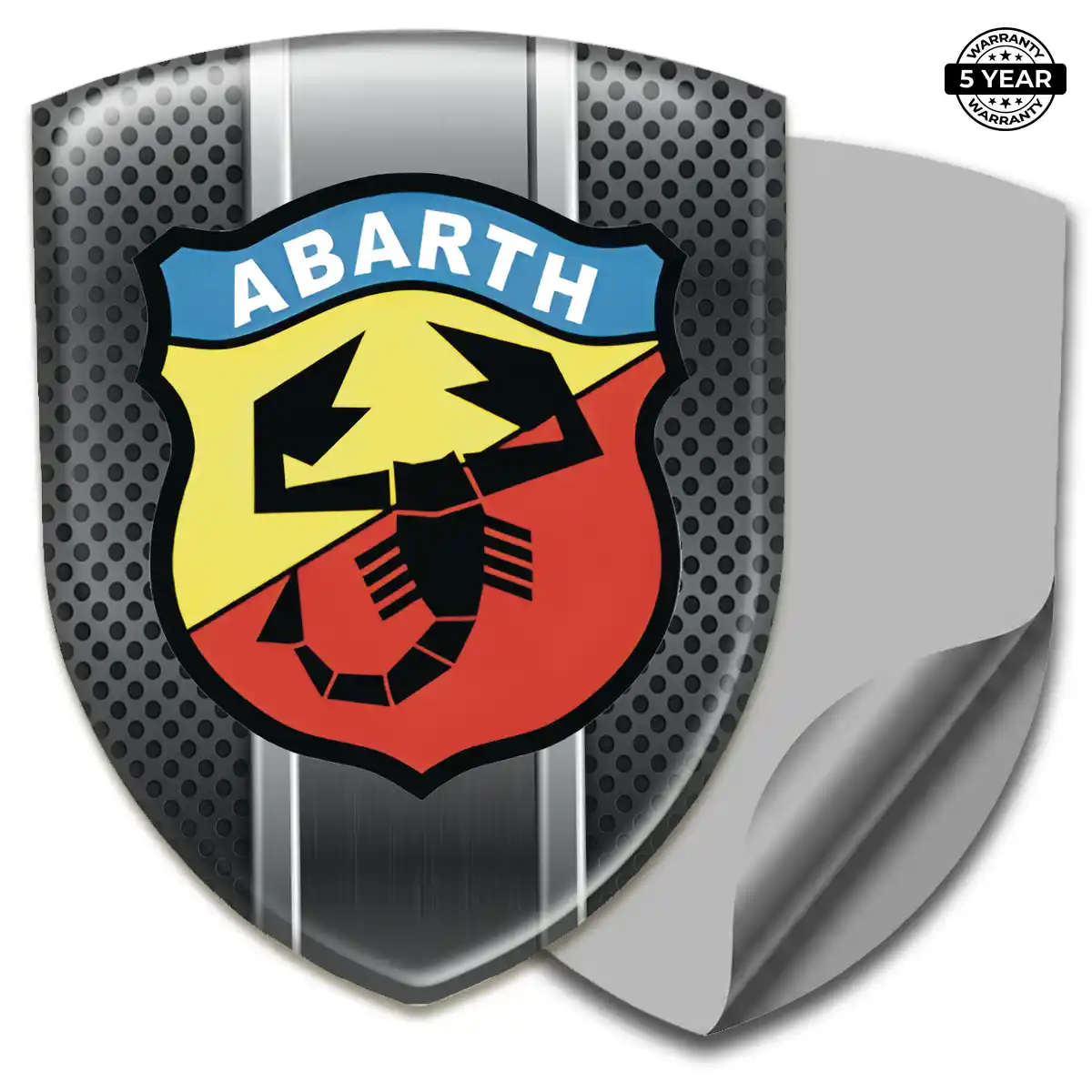 Abarth Emblem Crest Premium Dome