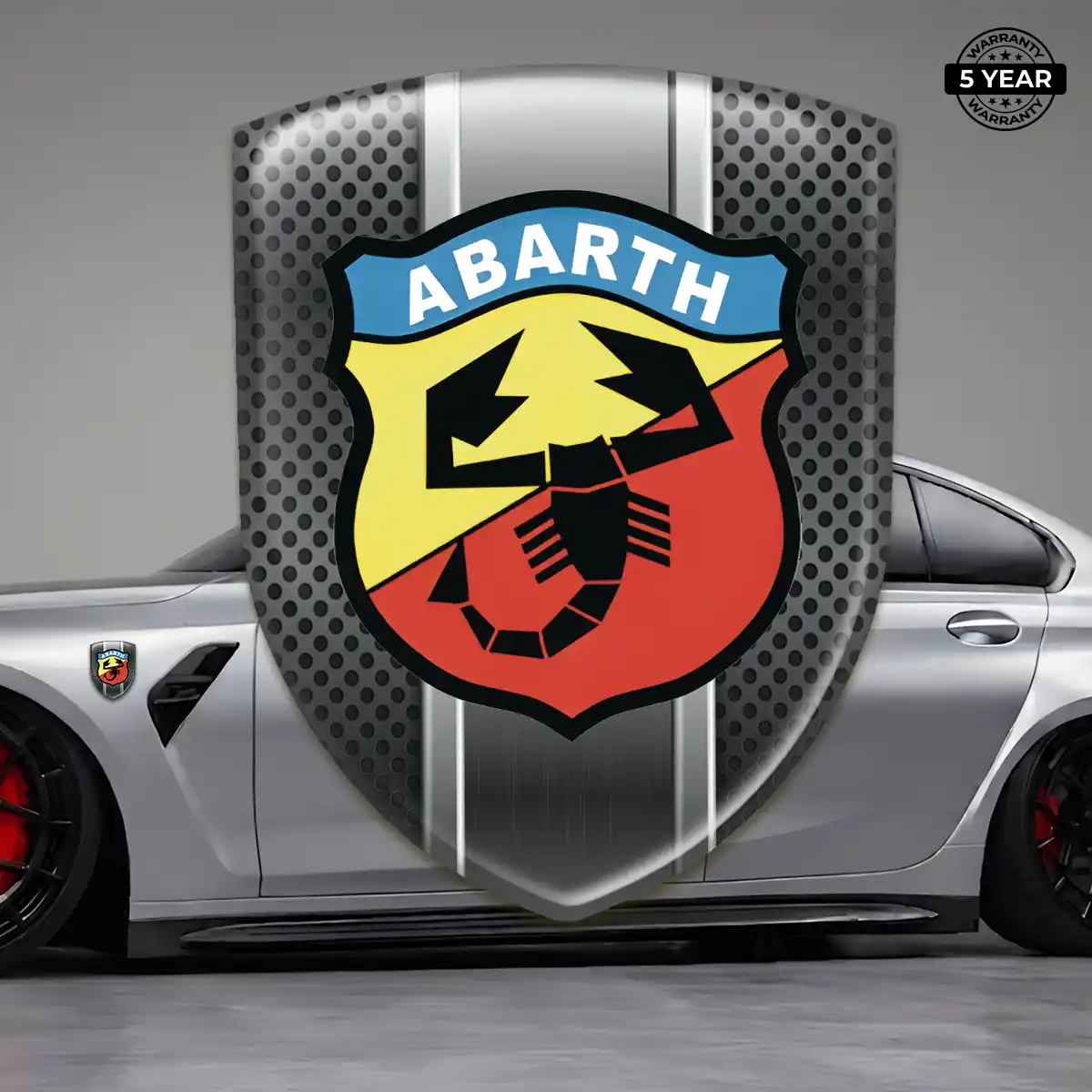 Abarth Emblem Crest Premium Dome