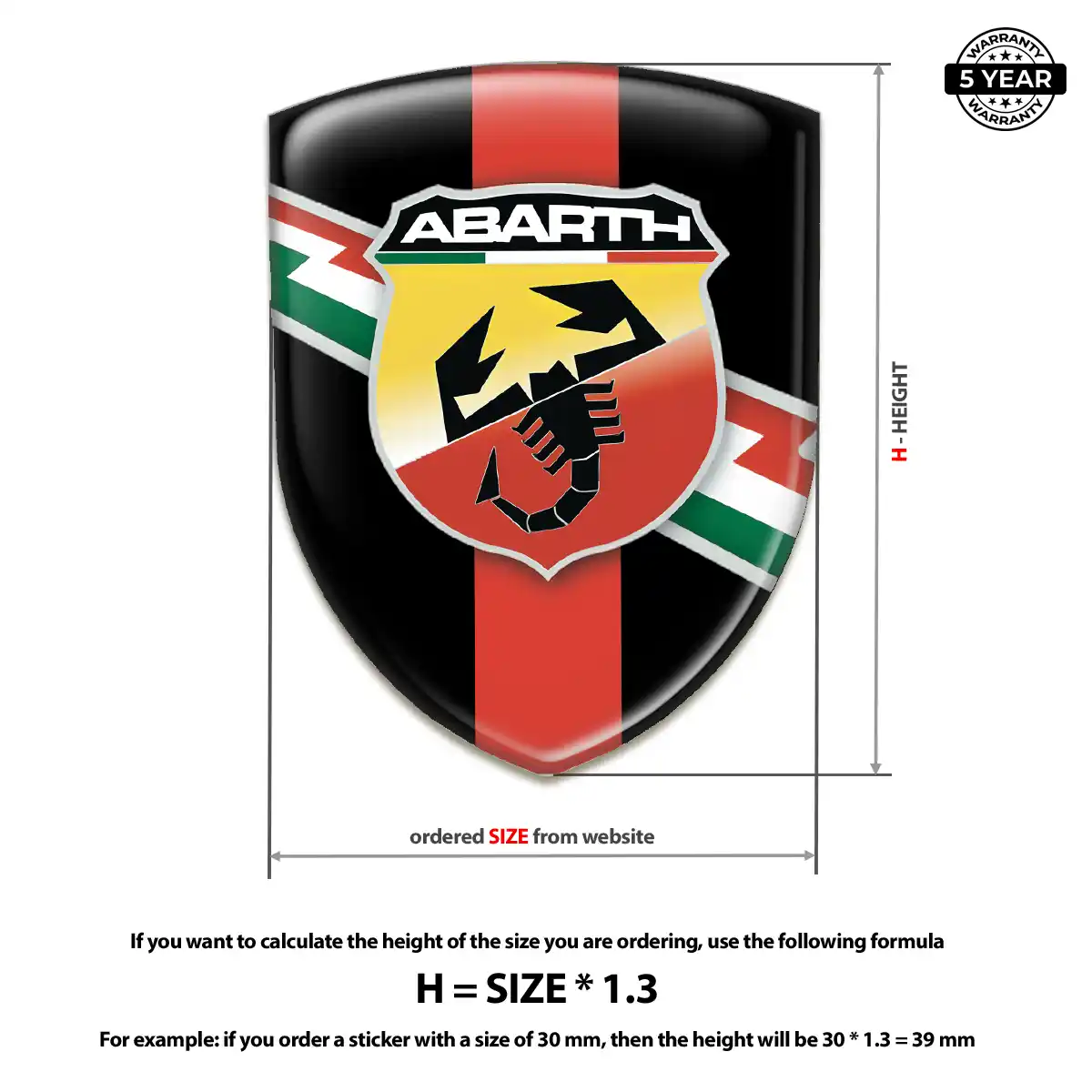 Abarth Emblem Crest Prestige Line
