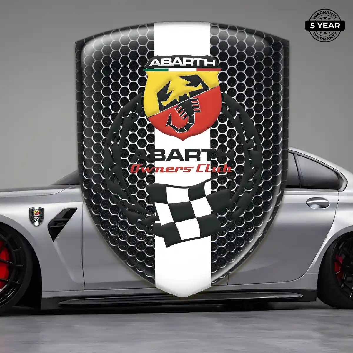 Abarth Emblem Crest Prime Quality