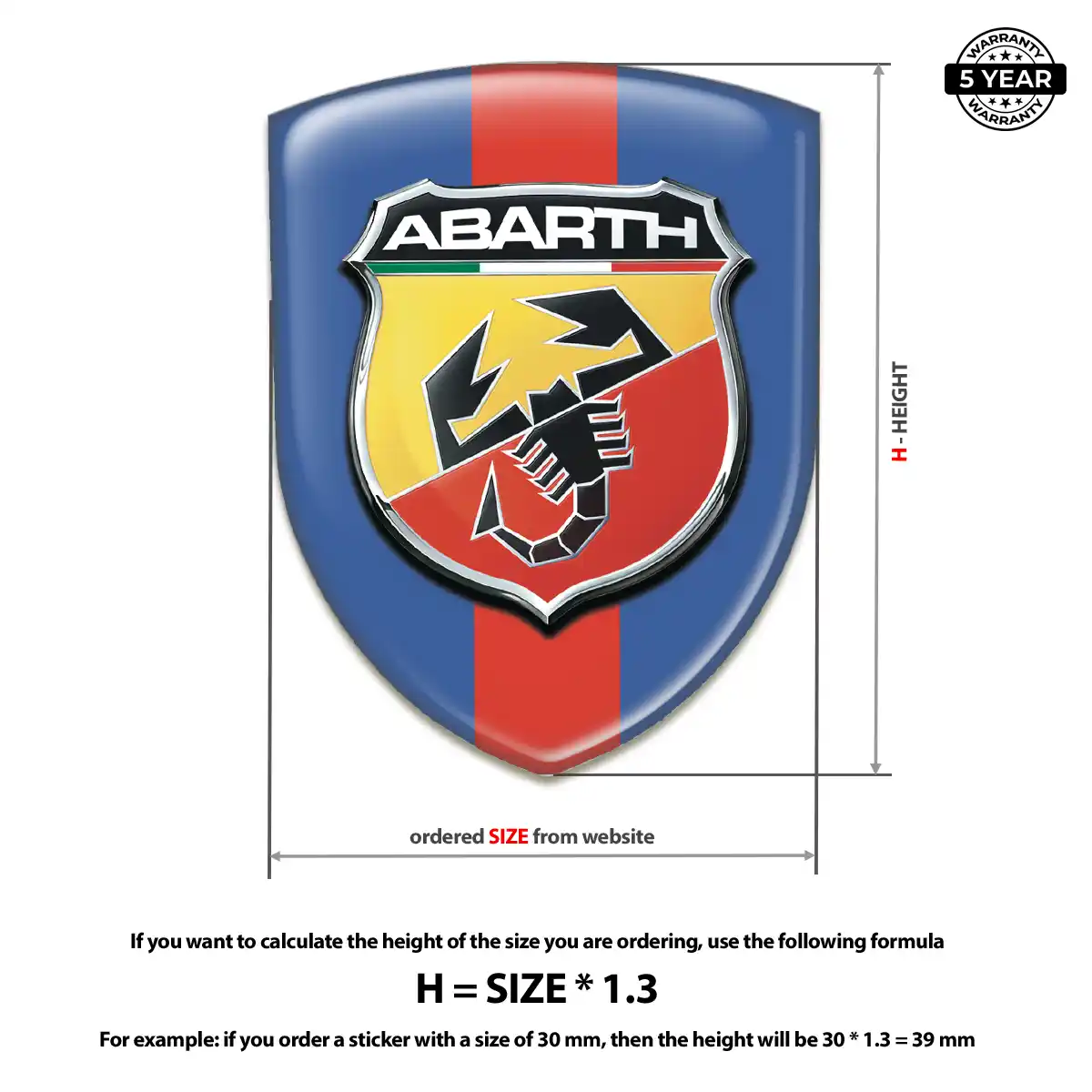 Abarth Emblem Crest Refined Design