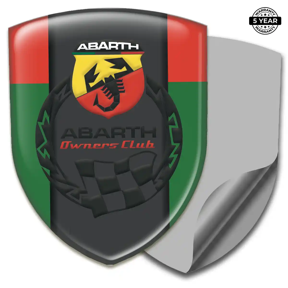 Abarth Emblem Crest Resin Elite