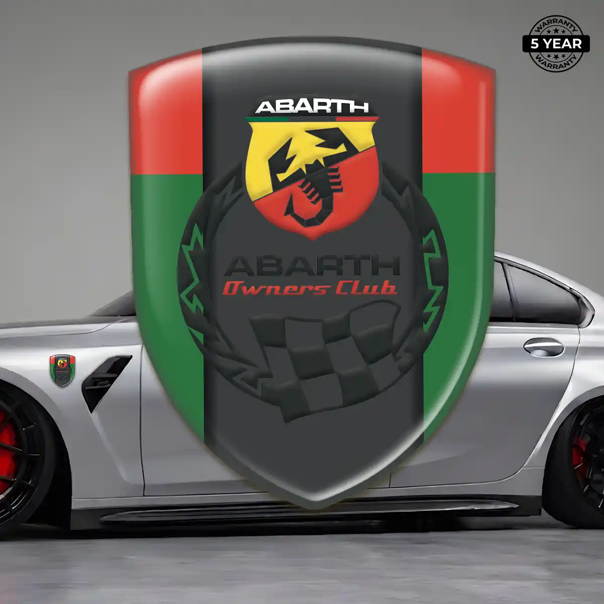 Abarth Emblem Crest Resin Elite