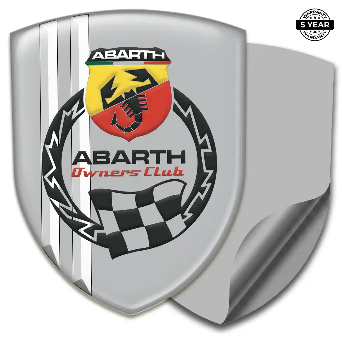 Abarth Emblem Crest Resin Luxe