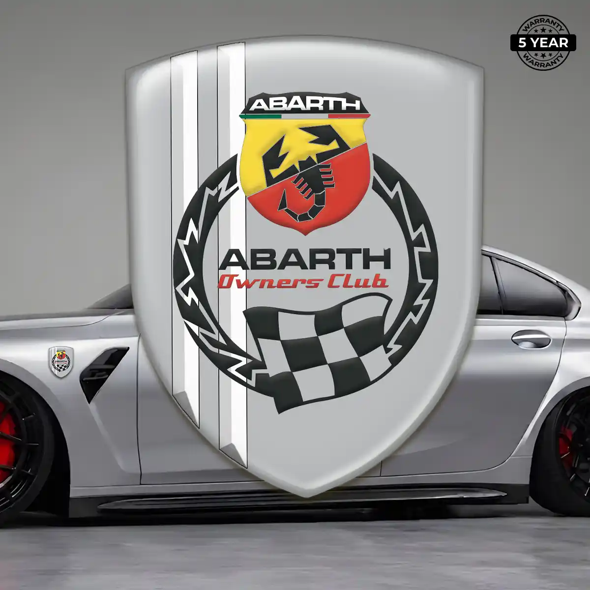 Abarth Emblem Crest Resin Luxe