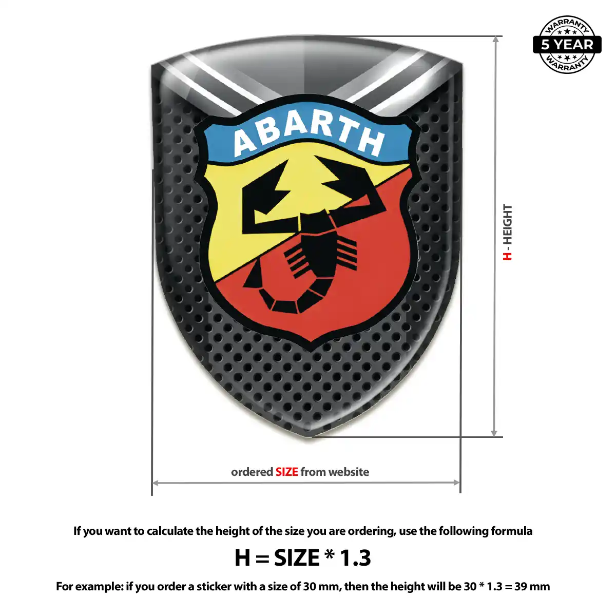 Abarth Emblem Crest Sport Tuning
