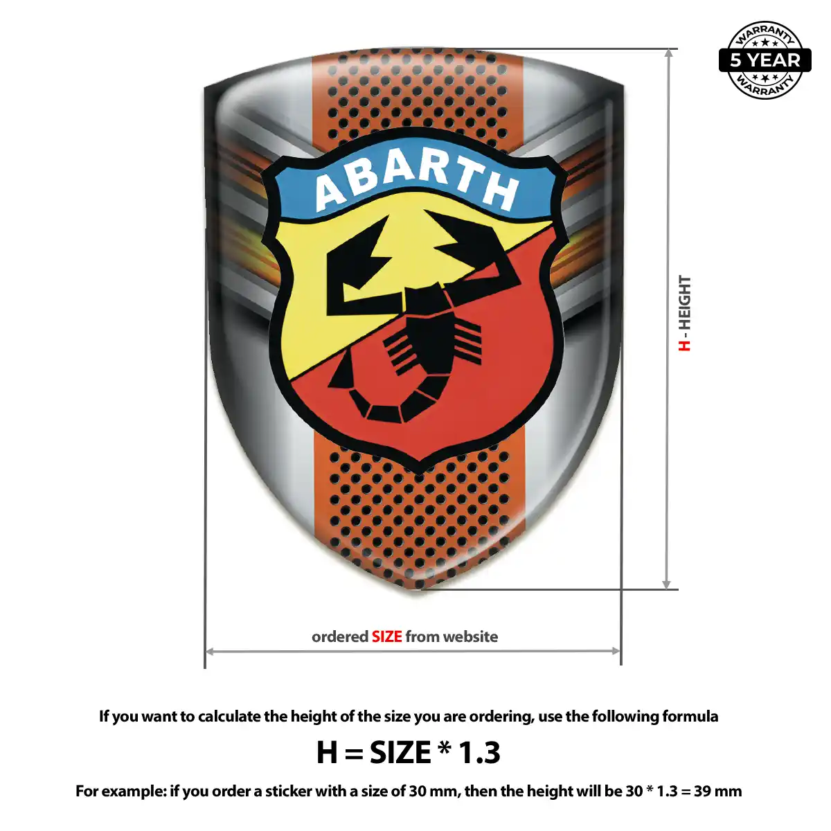 Abarth Emblem Crest Street Tuning