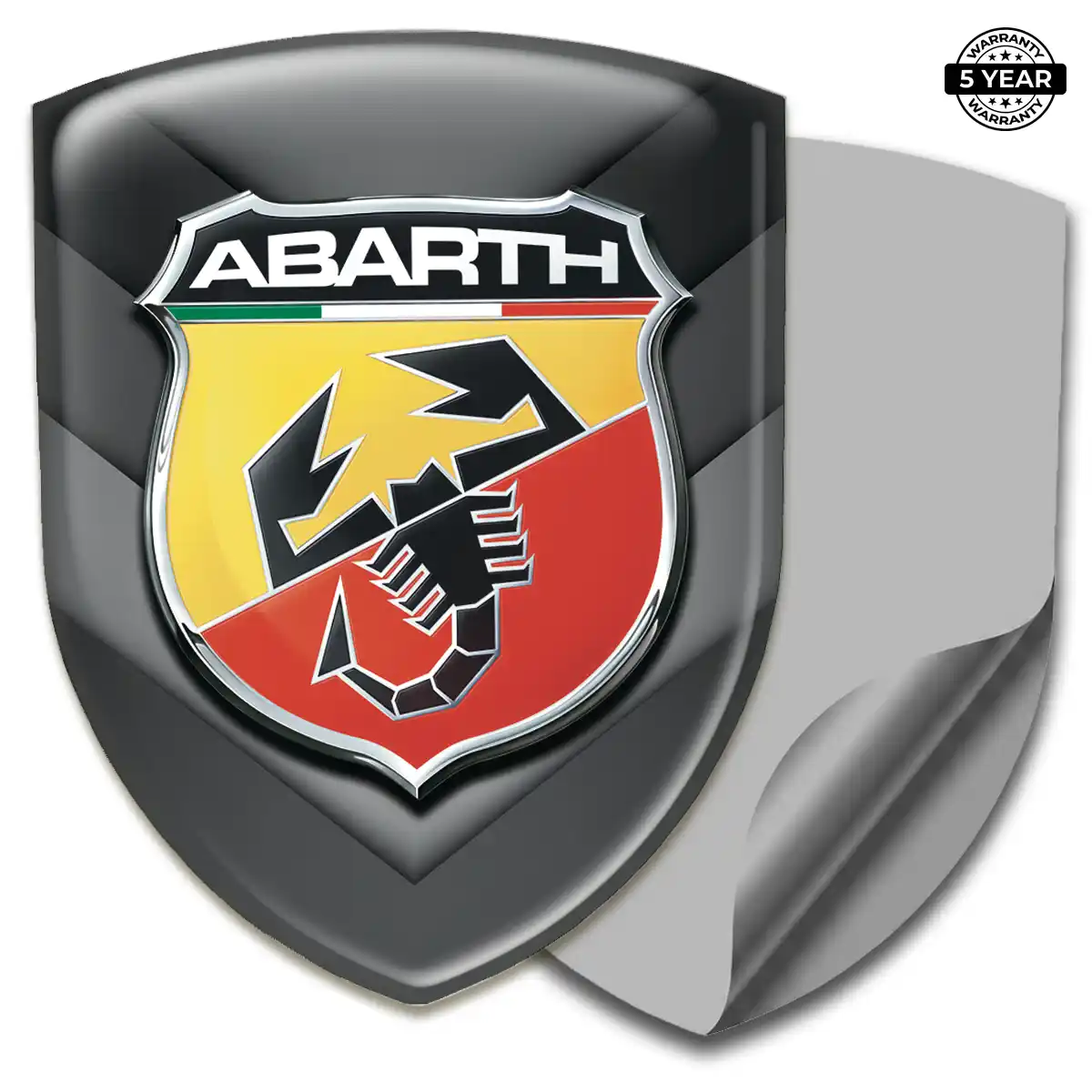 Abarth Emblem Domed Badge Deluxe Edition