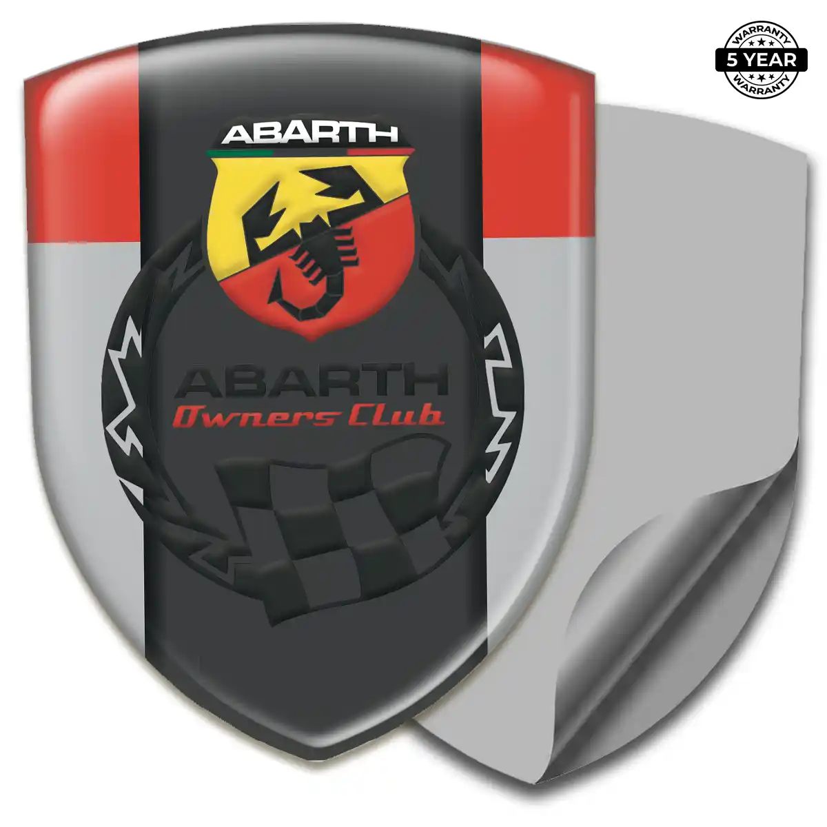 Abarth Emblem Domed Badge Exclusive Series
