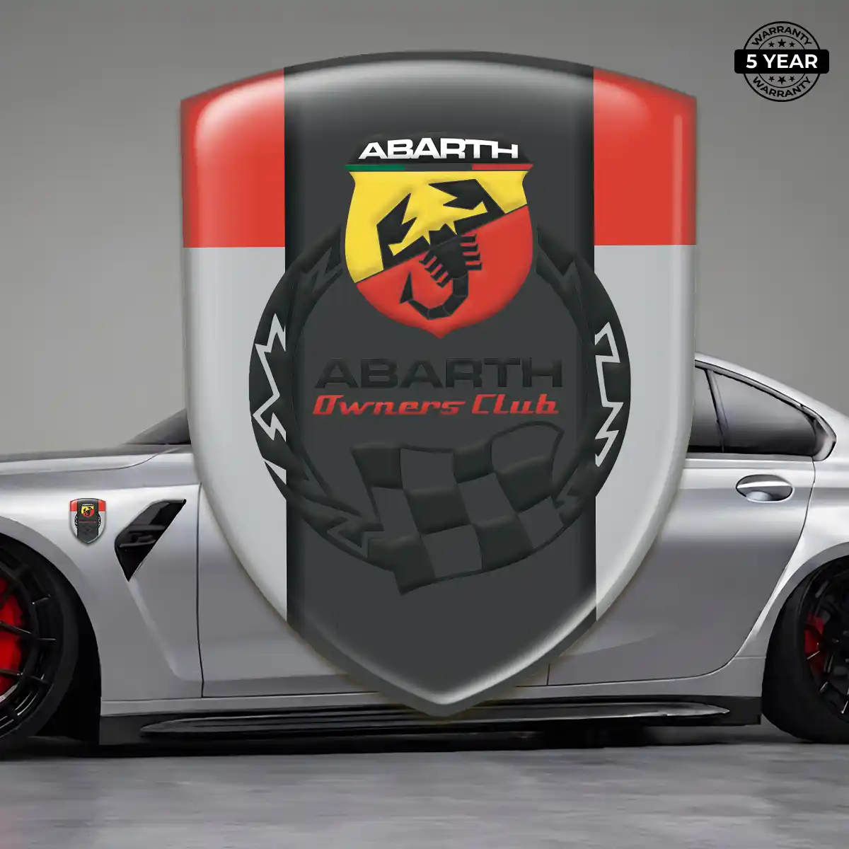 Abarth Emblem Domed Badge Exclusive Series