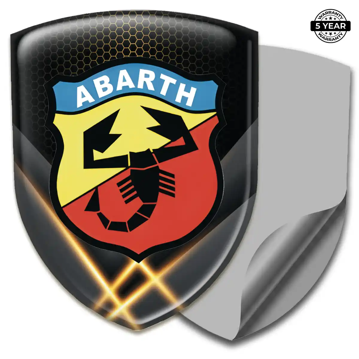 Abarth Emblem Domed Badge Noble Edition