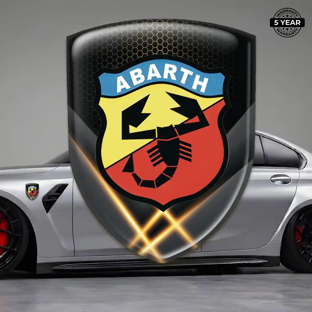 Abarth Emblem Domed Badge Noble Edition