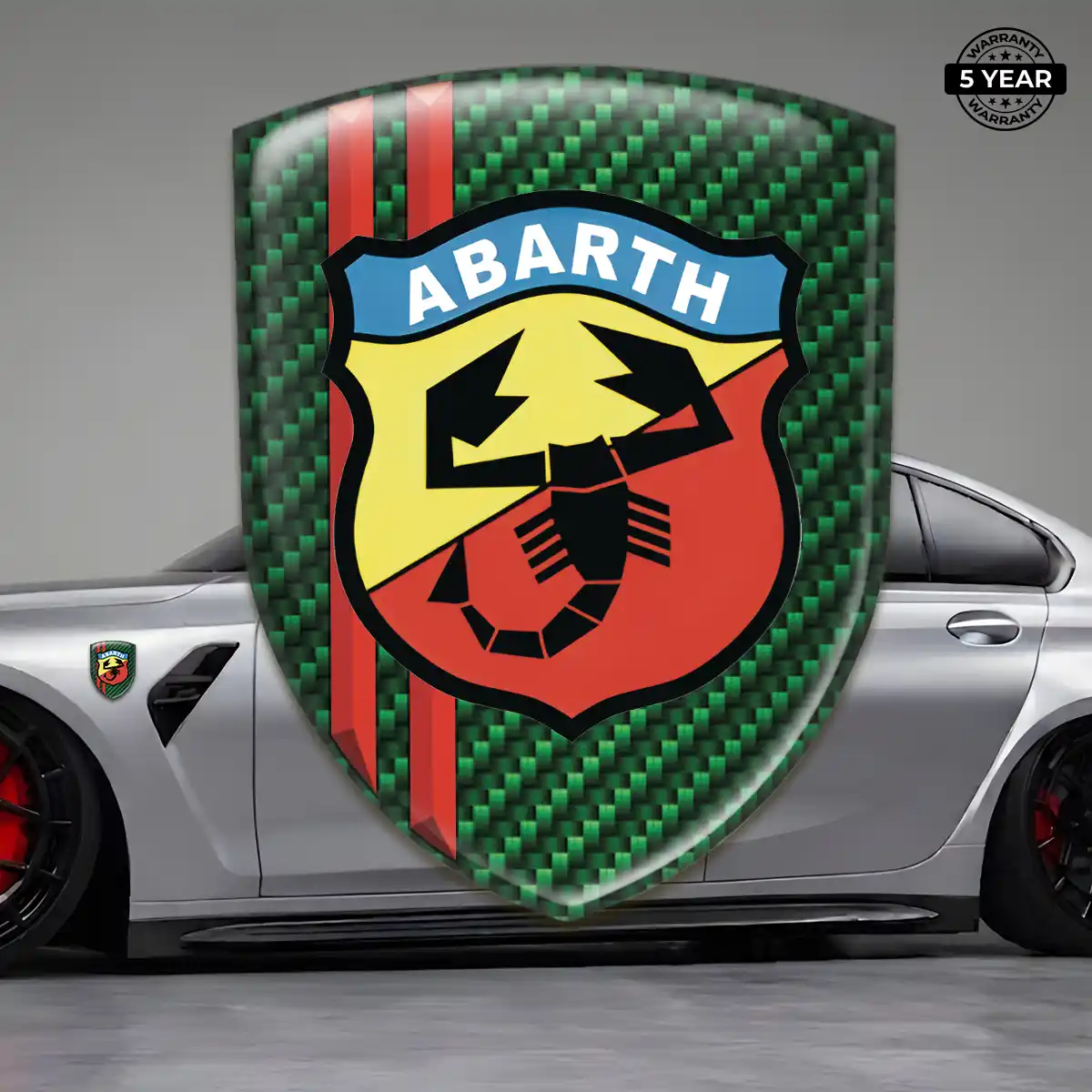 Abarth Emblem Domed Badge Prestige Line