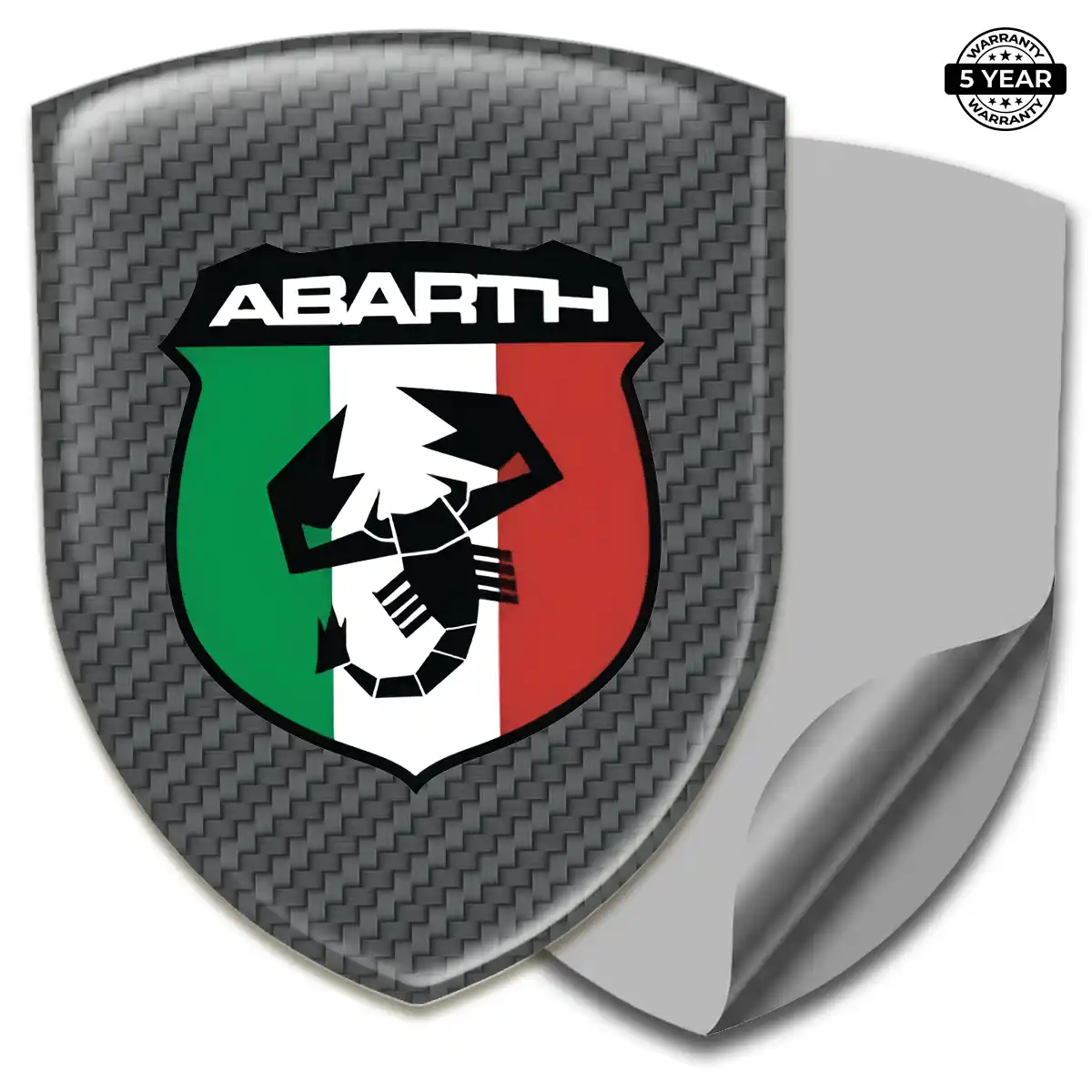 Abarth Emblem Domed Badge Prime Quality