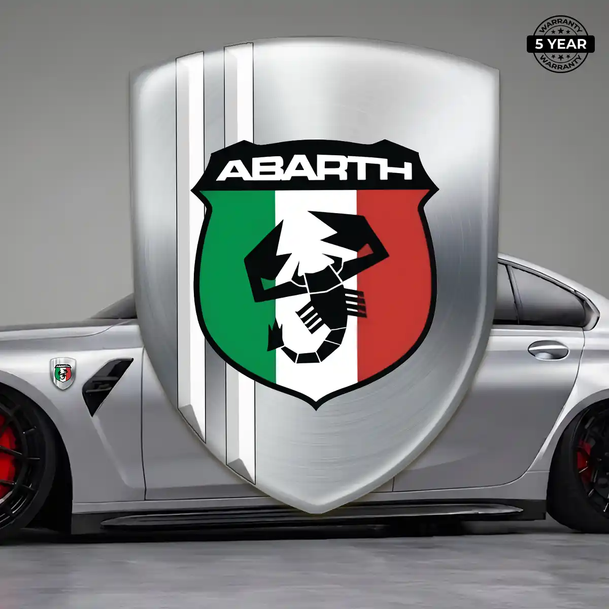 Abarth Emblem Domed Badge Signature Grade