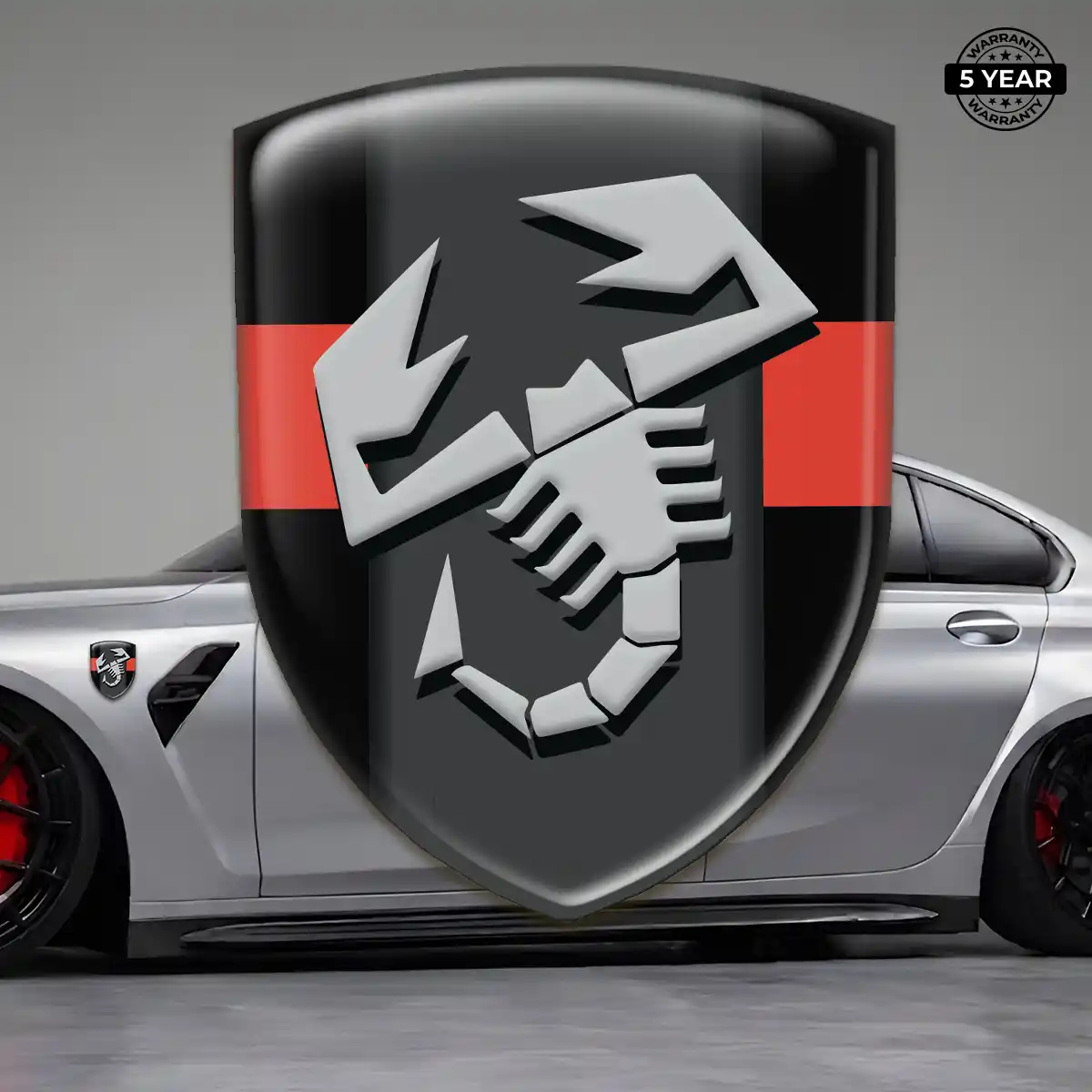 Abarth Emblem Domed Badge Superior Craft