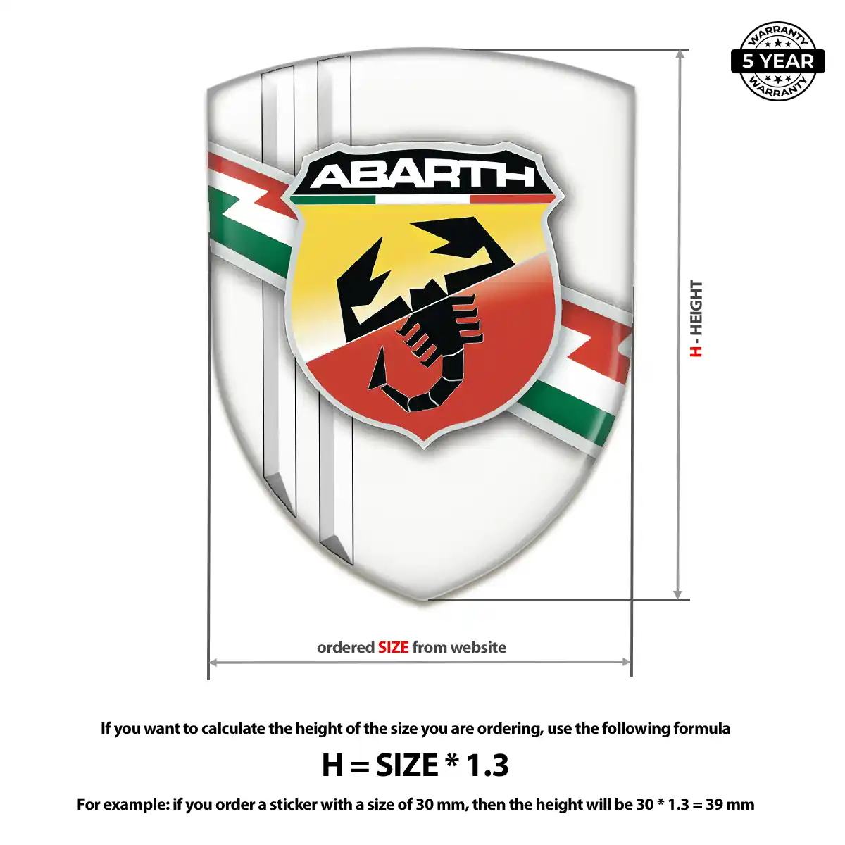 Abarth Emblem Elite Finish
