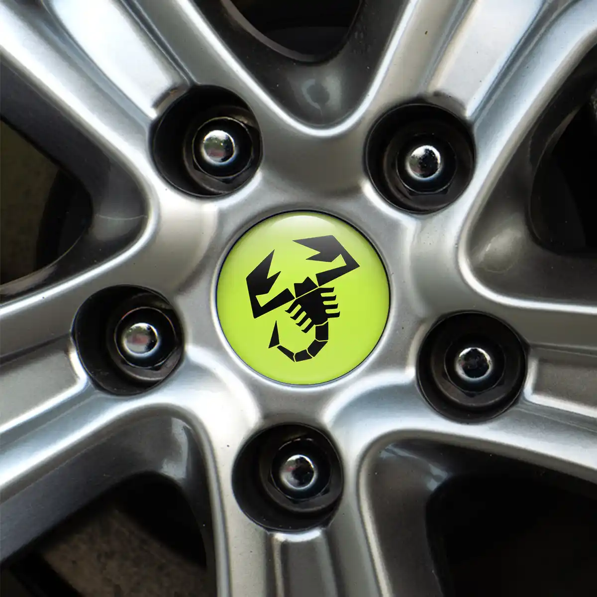 Abarth Emblem Epoxy Self-Adhesive Premium Quality