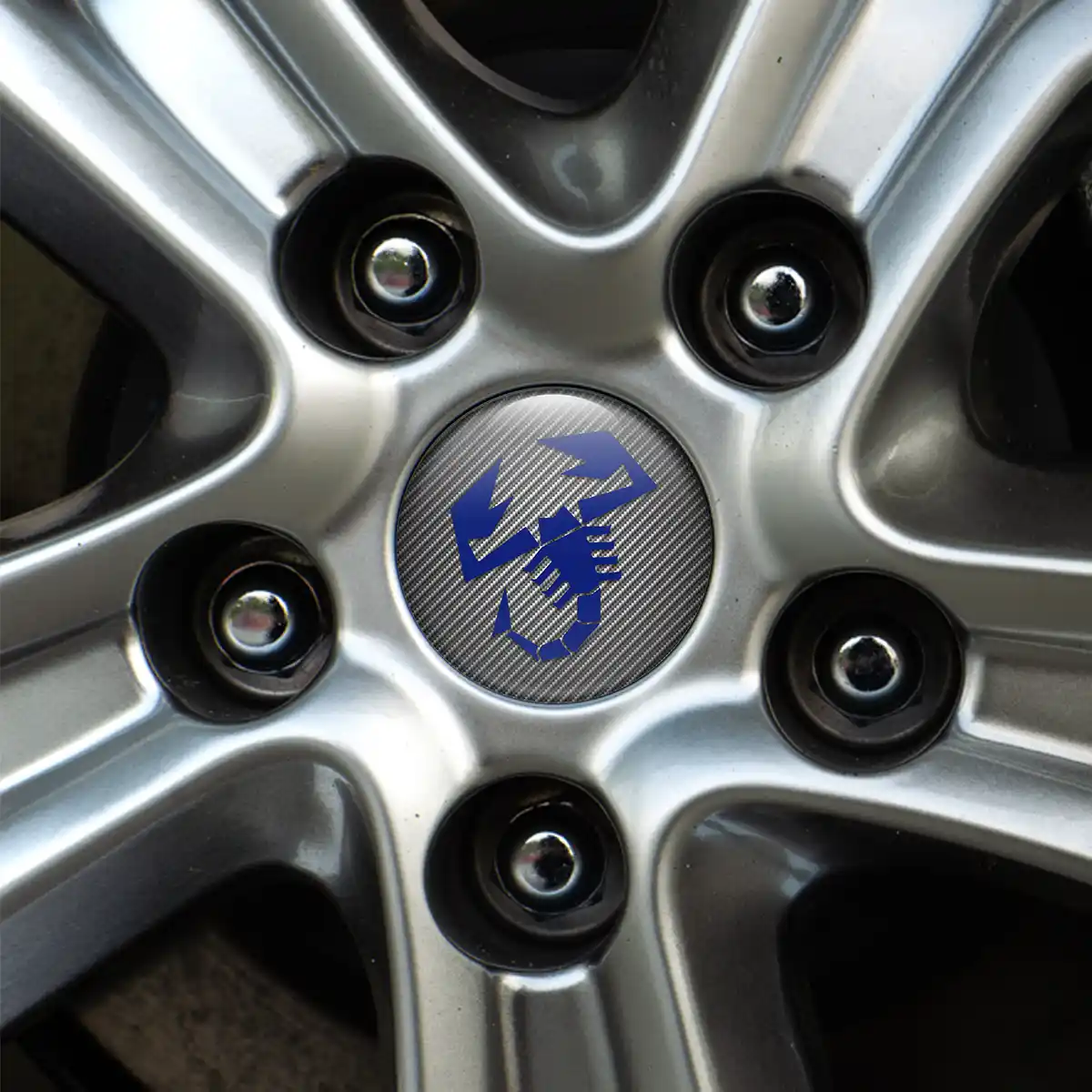 Abarth Emblem Epoxy Self-Adhesive Stylish Design