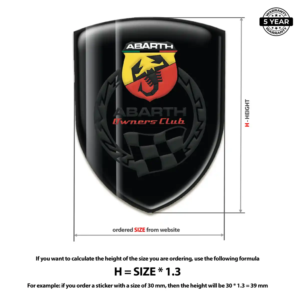 Abarth Emblem Interior Luxe