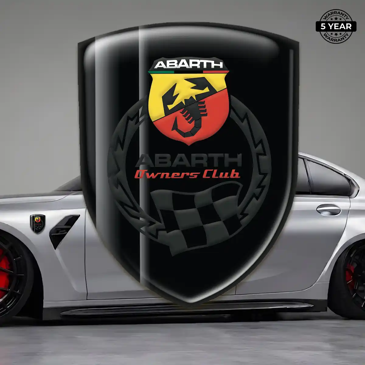 Abarth Emblem Interior Luxe