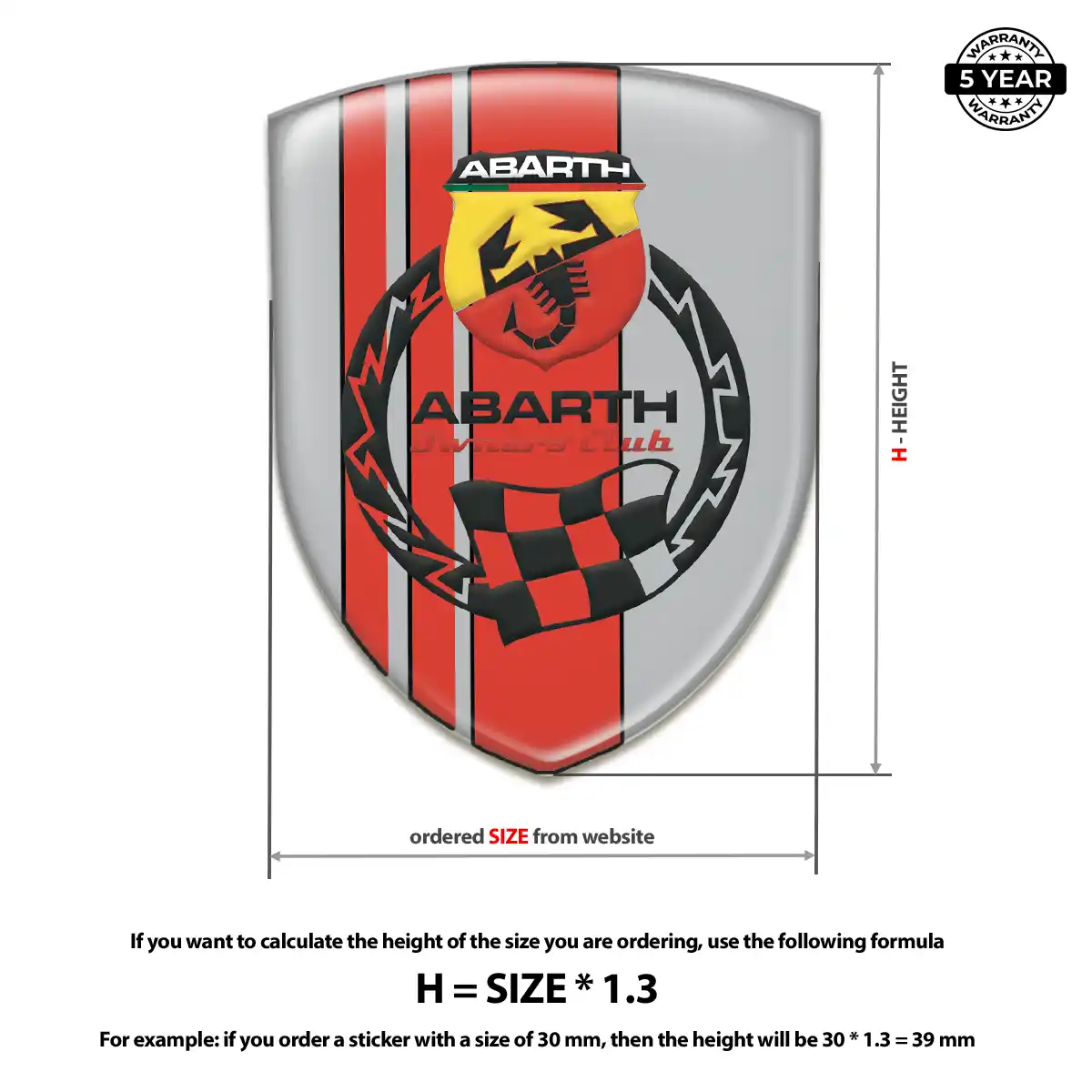 Abarth Emblem Logo Auto Tuning